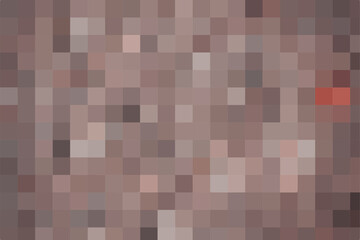 Gradient brown background. Creative texture from brown squares for publication, design, poster, calendar, post, screensaver, wallpaper, postcard, cover, banner, website. Vector illustration