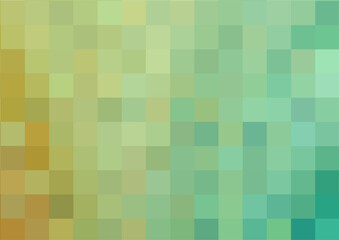 Gradient background from green squares. Modern transparent greeny template design for publication, poster, calendar, post, screensaver, wallpaper, cover, banner, website. Vector illustration