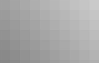 Fototapeta premium Gradient gray background. Geometric texture of light-dark gray squares. The substrate for branding, calendar, post, wallpaper, poster, banner, cover. Vector illustration