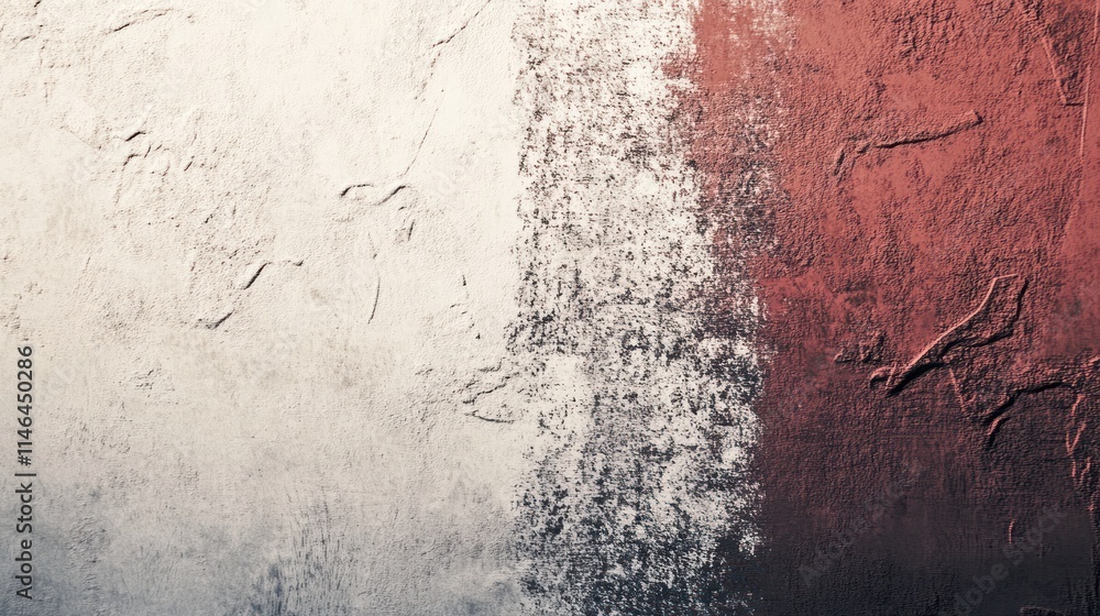 Poster abstract textured wall with a gradient from white to reddish tones.