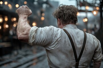 Man 19th century , San Francisco , historical figure, vintage style, classic persona, period fashion, urban symbol, late 1800s, city hero, timeless representation, cultural icon.