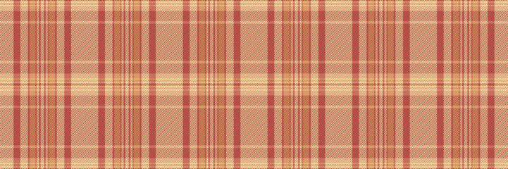 Painting background vector pattern, checkered texture textile tartan. Square fabric plaid seamless check in red and light colors.