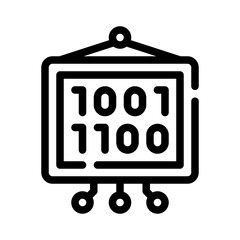 digital art line icon