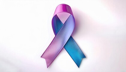Pink and blue awareness ribbon symbolizing pregnancy and infant loss awareness, grief support, remembrance, healing, and advocacy for bereaved families; perfect for events, campaigns, and memorials