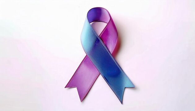 Pink and blue awareness ribbon symbolizing pregnancy and infant loss awareness, grief support, remembrance, healing, and advocacy for bereaved families; perfect for events, campaigns, and memorials