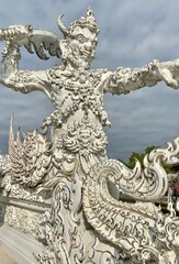 Art of Buddhism temple in the north of Thailand