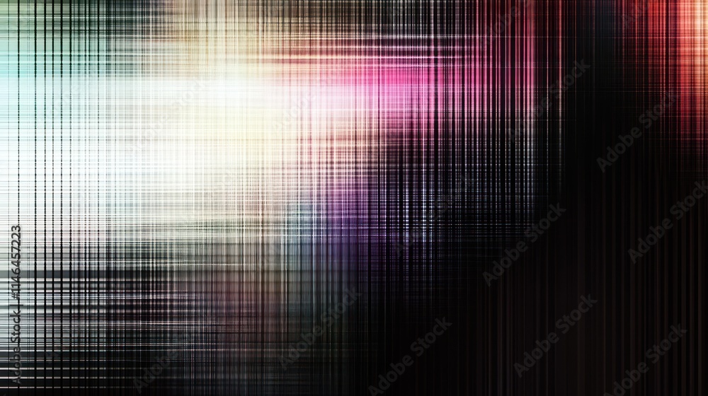 Leinwandbilder An abstract image featuring blurred lines and colors, creating a sense of motion and depth.