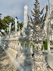 Art of Buddhism temple in the north of Thailand