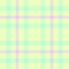 Selection check plaid pattern, manufacture tartan texture fabric. Plain background seamless vector textile in light and blanched almond colors.