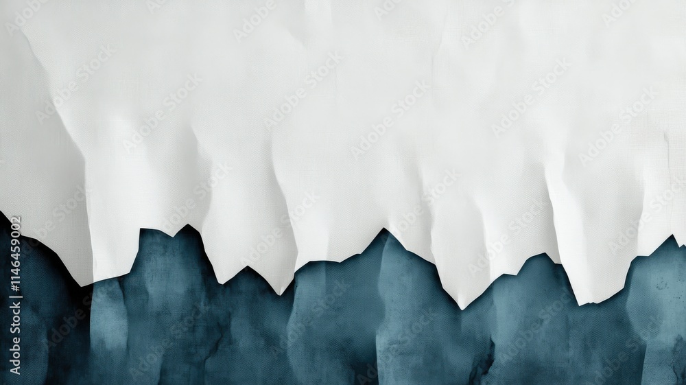 Poster textured wave abstract design with soft color contrasts.
