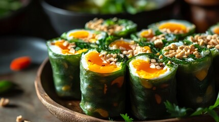 Crispy Vietnamese egg rolls