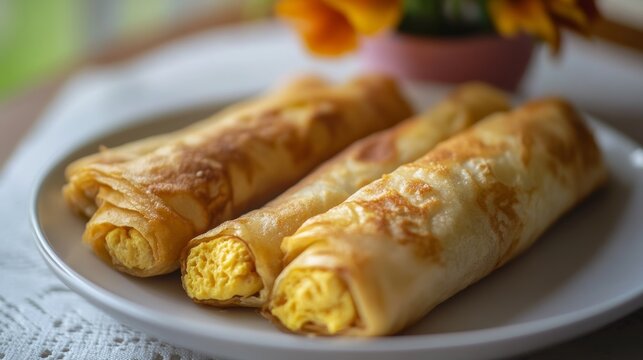 Hot egg rolls from Vietnam