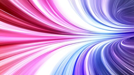 Fototapeta premium Abstract Colorful Swirling Light Speed Tunnel