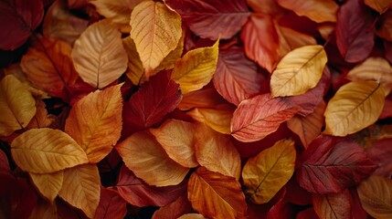 Fototapeta premium autumn foliage, colorful leaves, trees, forest, fall, vibrant, nature