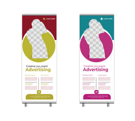 Professional Event Roll-up Banner Template