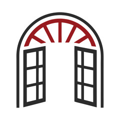 Professional Window Design Logo for Home Decor.