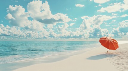 Obraz premium beach vacation, sandy shores, ocean waves, palm trees, tropical, relaxation, summer, travel