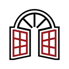 Professional Window Design Logo for Home Decor.