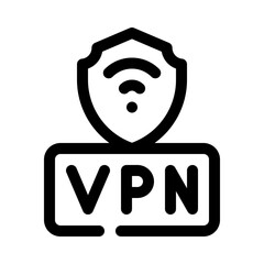 VPN line icon