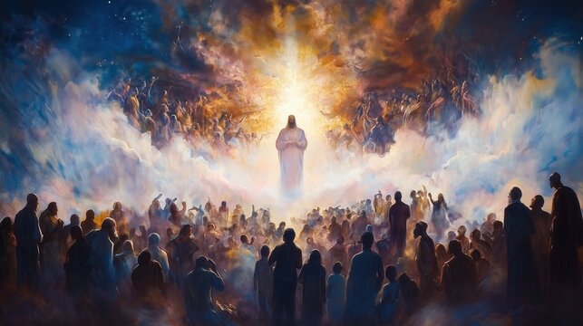 Jesus Christ and Twelve Apostles in Domus Galilaeae Sermon on the Mount