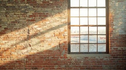 A close-up of exposed brick walls in an urban loft