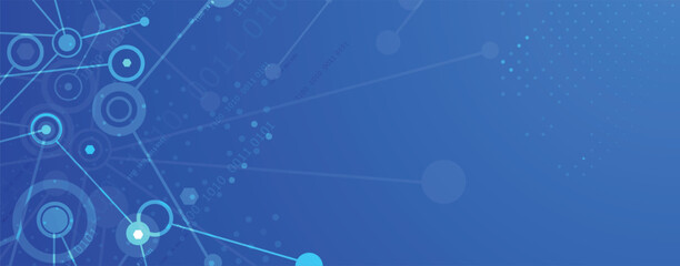 Plexus effect on abstract background