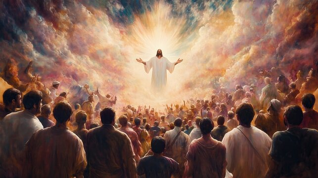 Jesus Christ and Twelve Apostles in Domus Galilaeae Sermon on the Mount