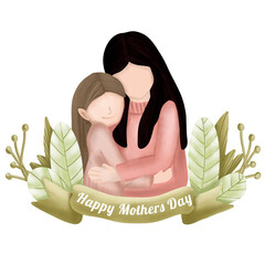 The beauty of Motherhood illustration