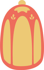 celebrating islamic eventful days, lantern decoration petal pattern, lentera dekorasi motif bunga lonjong