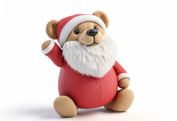 christmas teddy bear