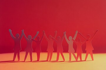 Teamwork Success Celebration Background1