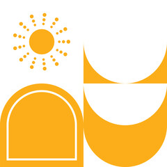 simple flat design suitable for elements