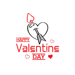 Valentine's Day vector design for Love Day