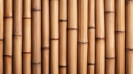 Close-Up of Sustainable Bamboo Wall Texture
