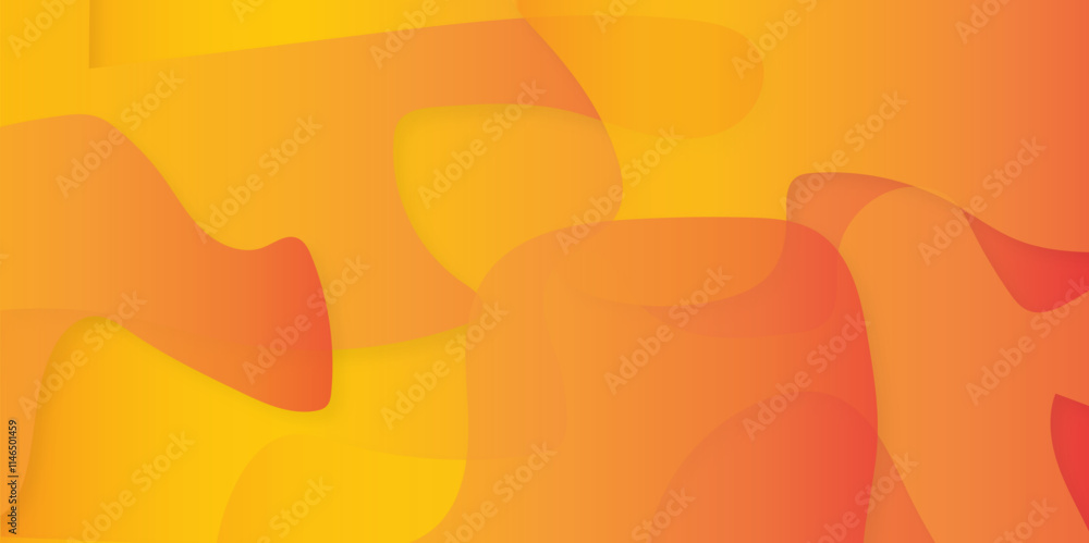 Poster abstract orange wave background. creative motion concept. light elegant dynamic abstract background.