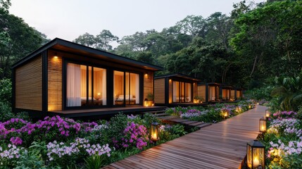 Serene Forest Retreat with Cozy Cabins