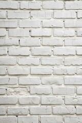 Obraz premium White Brick Wall Background for Text Banner or Wallpaper Design