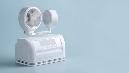 Future Consumer and technology concept: Smart environmental monitoring, sensors analyzing air quality.