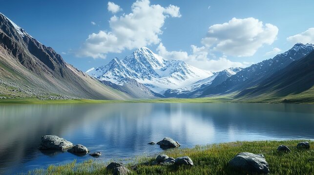 Mountain Landscape 16K Resolution Ultra Photorealistic