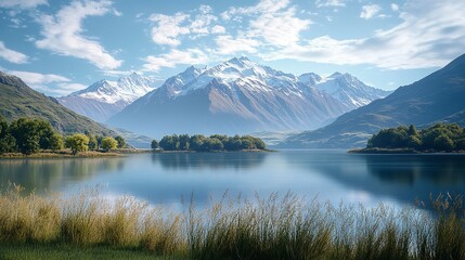 Mountain Landscape in New Zealand 16K Resolution