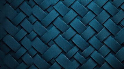 Naklejka premium Modern dark woven fabric design with teal hues and intricate fractal patterns
