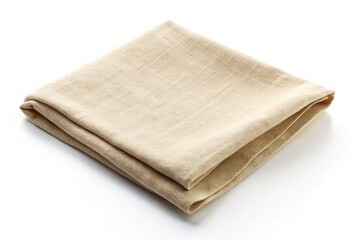 Linen Kitchen Napkins, Isolated White Background, Table Setting, Rustic Decor, Home Textile Photography