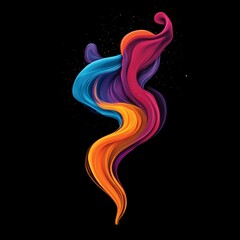 Obraz premium Powerful 3D Rendering of Vibrant Holi Powders in Motion