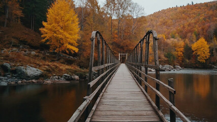 Fototapeta premium bridge over the river