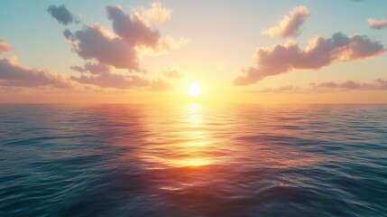 Fototapeta premium Sunset Panorama 16K Resolution Ultra Photorealistic