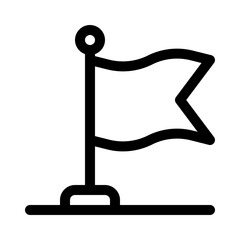flag line icon