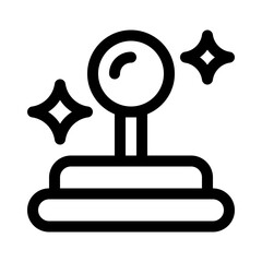 joystick line icon