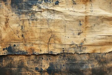 Obraz premium Vintage Grunge Texture Background: High-Resolution Weathered Scrapbook Cardboard