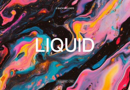 Dark Liquid Backgrounds