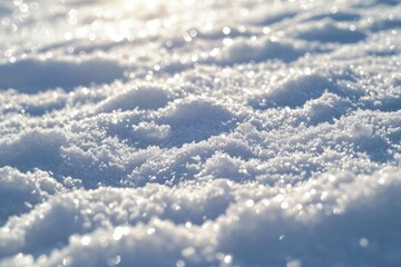 Winter's Blanket: A Serene Snow Background Texture